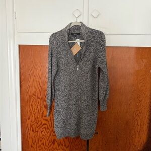 Vero Moda Charcoal Long Sleeve sweater Dress